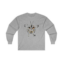 Load image into Gallery viewer, tiger butterfly long sleeve tee