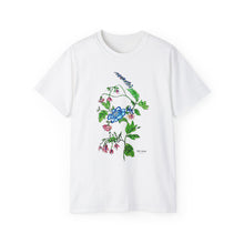 Load image into Gallery viewer, drawn flowers tee