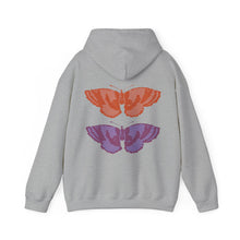 Load image into Gallery viewer, two butterflies hoodie
