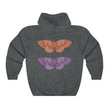 Load image into Gallery viewer, two butterflies hoodie
