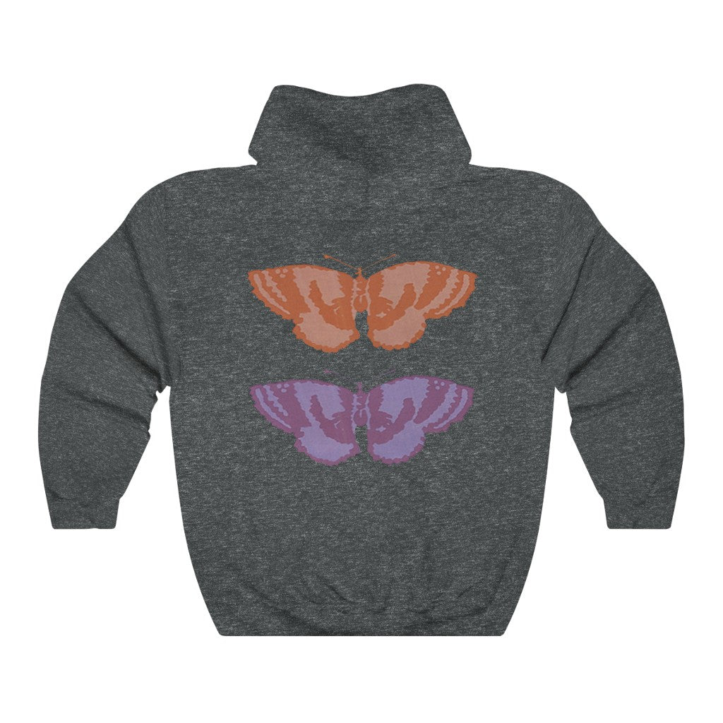 two butterflies hoodie