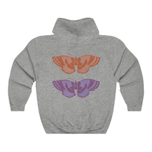 Load image into Gallery viewer, two butterflies hoodie
