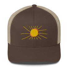 Load image into Gallery viewer, sun trucker hat
